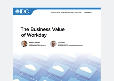 Read the IDC whitepaper: The business value of 鶹ý whitepaper